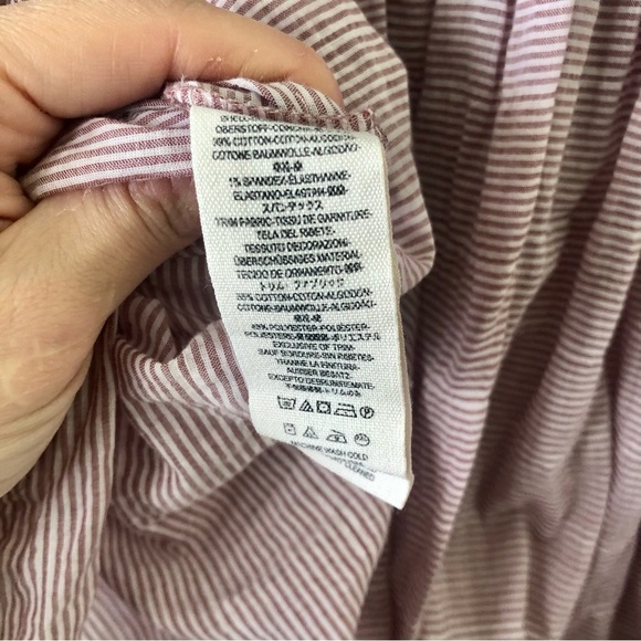 Free People Put Your Back Into It Lace Back Button Down Top Size Small - Picture 6 of 8